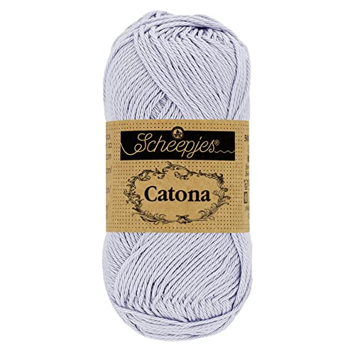 Scheepjes - Scheepjes 399 Lila Nebel Catona Garn - 10x10g von Scheepjes