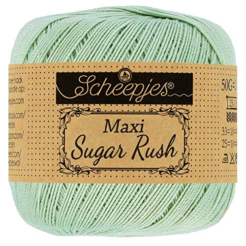 Scheepjes - Scheepjes 402 Silber Grün Maxi Zucker Eilen Garn - 1x50g von Scheepjes