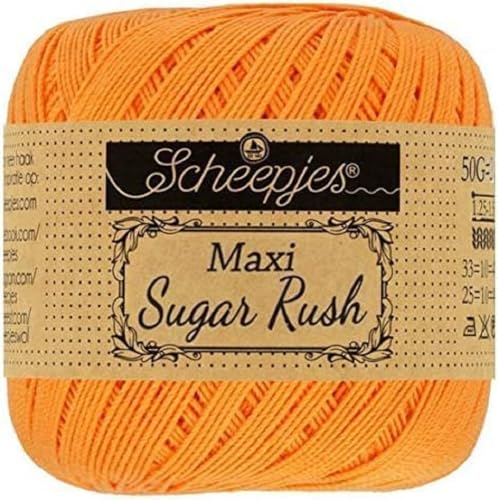 Scheepjes - Scheepjes 411 Süss Orange Maxi Zucker Eilen Garn - 1x50g von Scheepjes