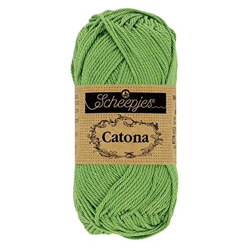 Scheepjes - Scheepjes 412 Wald Grün Catona Garn - 10x50g von Scheepjes