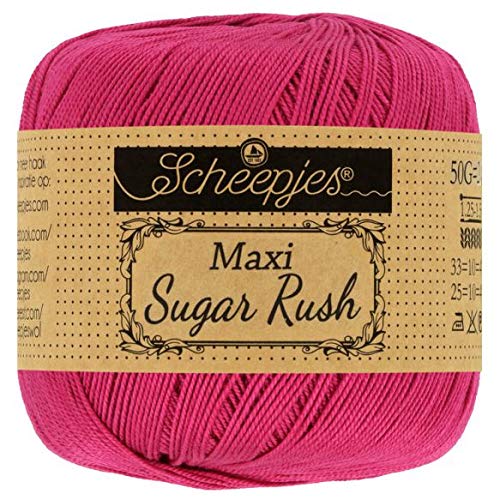 Scheepjes - Scheepjes 413 Kirsche Maxi Zucker Eilen Garn - 1x50g von Scheepjes