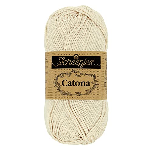 Scheepjes - Scheepjes 505 Leinen Catona Garn - 10x50g von Scheepjes