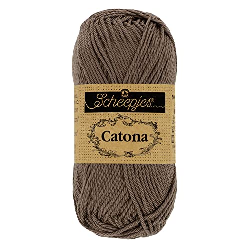 Scheepjes - Scheepjes 507 Schokolade Catona Garn - 10x50g von Scheepjes