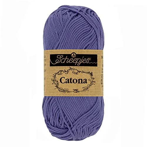 Scheepjes - Scheepjes 508 Tief Amethyst Catona Garn - 20x25g von Scheepjes