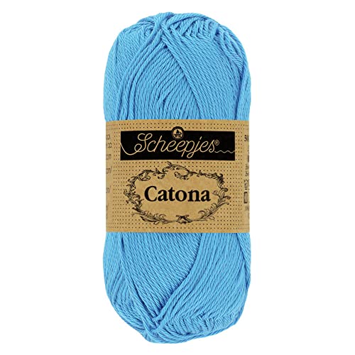 Scheepjes - Scheepjes 511 Kornblume Catona Garn - 10x50g von Scheepjes