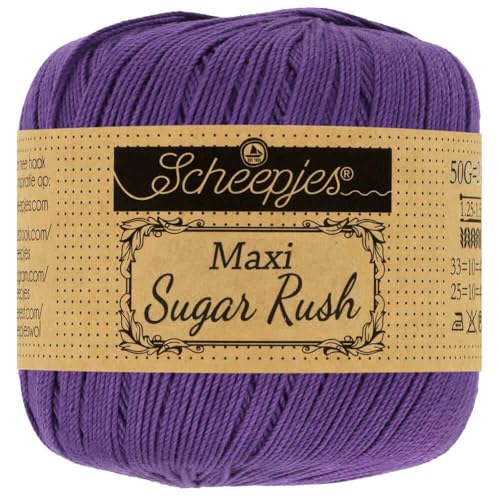 Scheepjes - Scheepjes 521 Tief Violett Maxi Zucker Eilen Garn - 1x50g von Scheepjes