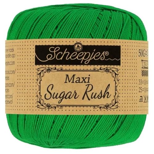 Scheepjes - Scheepjes 606 Gras Grün Maxi Zucker Eilen Garn - 1x50g von Scheepjes