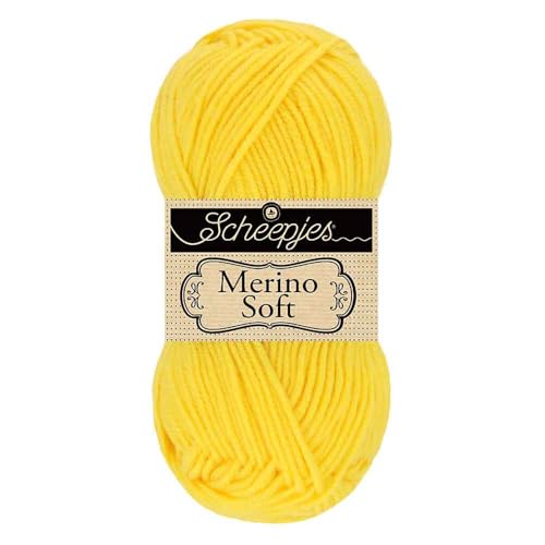 Scheepjes 1679-640 Merino Soft Baumwolle Garn, 50% Superwash-Merinowolle Mikrofaser 25% Acryl-Mischgewebe, 640 Warhol, 1x50g von Scheepjes