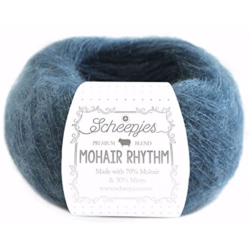 Scheepjes - Scheepjes 676 Polka Mohair Rhythmus Garn - 10x25g von Scheepjes