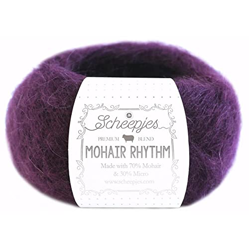 Scheepjes - Scheepjes 682 Bestanden Mohair Rhythmus Garn - 10x25g von Scheepjes