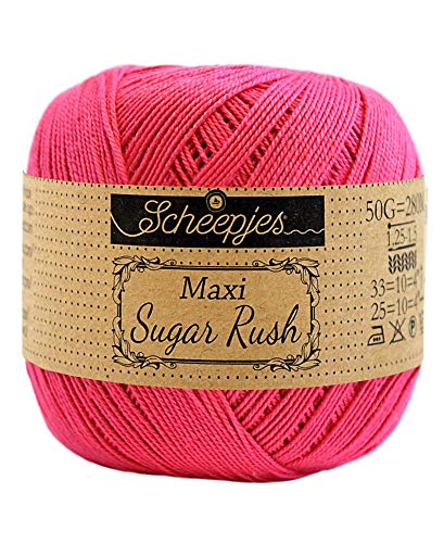 Scheepjes - Scheepjes 786 Fuchsie Maxi Zucker Eilen Garn - 1x50g von Scheepjes