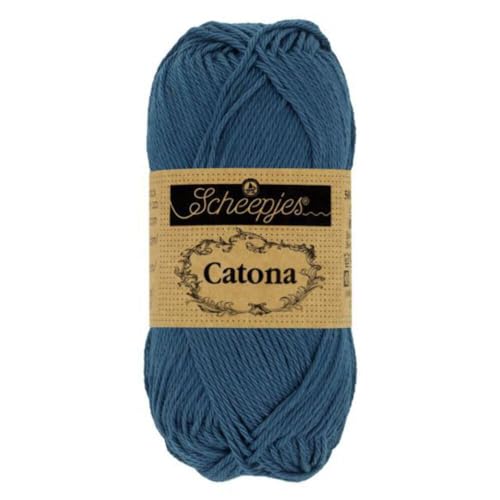 Scheepjes - Scheepjes Catona 164 Light Navy Garn - 1x50g von Scheepjes