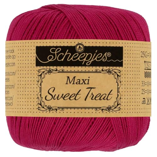 Scheepjes - Scheepjes Maxi Sweet Treat 192 Scharlach Garn - 1x25g von Scheepjes