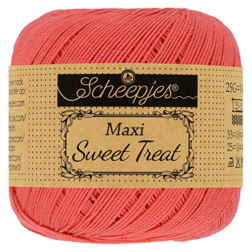 Scheepjes - Scheepjes Maxi Sweet Treat 252 Wassermelone Garn - 1x25g von Scheepjes