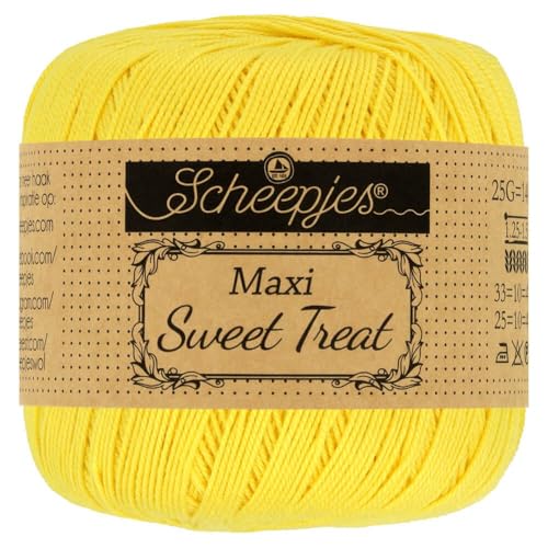 Scheepjes - Scheepjes Maxi Sweet Treat 280 Zitrone Garn - 1x25g von Scheepjes