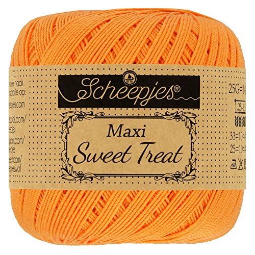 Scheepjes - Scheepjes Maxi Sweet Treat 411 Süss Orange Garn - 1x25g von Scheepjes