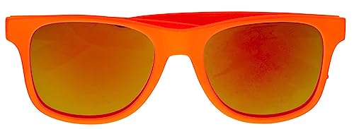 Scherzwelt.de Kostüme und mehr Farbige Brille der 80er Jahre mit Gläsern Retro (Orange) von Scherzwelt.de Kostüme und mehr