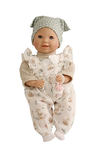 Schildkröt-Puppen Lenchen 37 cm (Puppe mit Malhaar und blauen Schlafaugen, Baby Puppe inkl. Kleidung) 2837301 von Schildkröt-Puppen