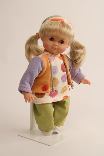 Schildkröt-Puppen Schlummerle Gr. 32 (Blonde Haare, braune Schlafaugen, Baby Puppe inkl. Kleidung) 2032335 von Schildkröt-Puppen