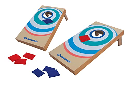 Schildkröt Cornhole Set, Bean Bag Set aus FSC zertifiziertem MDF-Holz, Komplettset mit 2 Cornhole Boards (je 52 x 30 x 14cm) und 8 Sandsäckchen, Wurfspiel für Indoor und Outdoor, 970317 von Schildkröt