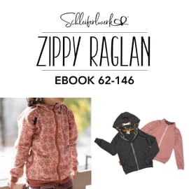 Sweatjacke Zippy Raglan von Schleiferlwerk