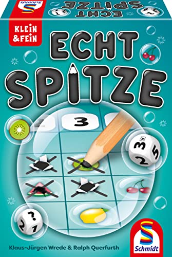 Schmidt Spiele Klaus-Jürgen 49406 Echt Spitze, Serie Klein und Fein Spiele, Würfelspiel, bunt von Schmidt