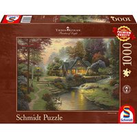 Schmidt Thomas Kinkade Friedliche Abendstimmung Puzzle, 1000 Teile von Schmidt