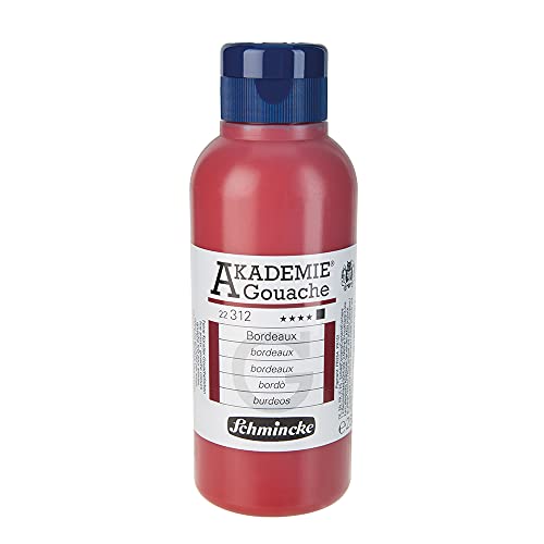 Schmincke – AKADEMIE® Gouache - feine Künstler-Gouache, Bordeaux - 250 ml von Schmincke