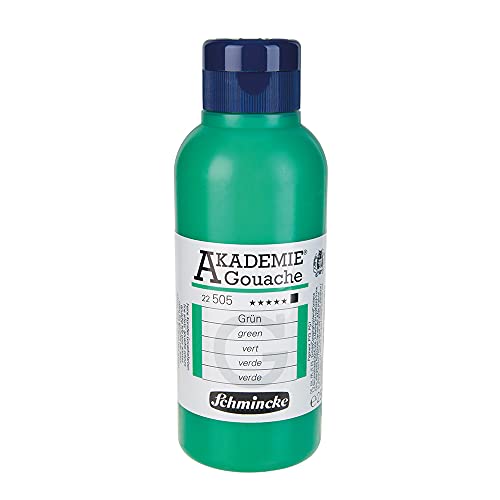 Schmincke – AKADEMIE® Gouache - feine Künstler-Gouache, Grün - 250 ml von Schmincke