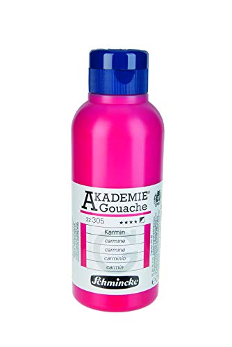 Schmincke – AKADEMIE® Gouache - feine Künstler-Gouache, Karmin - 250 ml von Schmincke