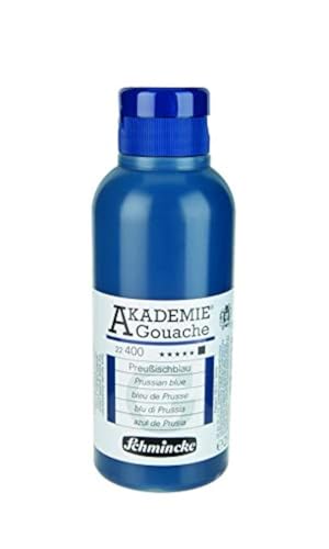 Schmincke – AKADEMIE® Gouache - feine Künstler-Gouache, Preußischblau - 250 ml von Schmincke