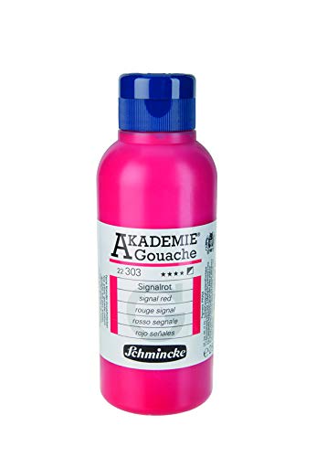 Schmincke – AKADEMIE® Gouache - feine Künstler-Gouache, Signalrot - 250 ml von Schmincke