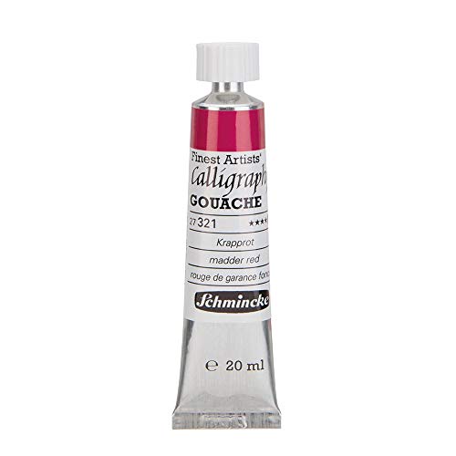 Schmincke – Calligraphy Gouache - feinste Kalligraphie-Gouache, Krapprot - 20 ml von Schmincke