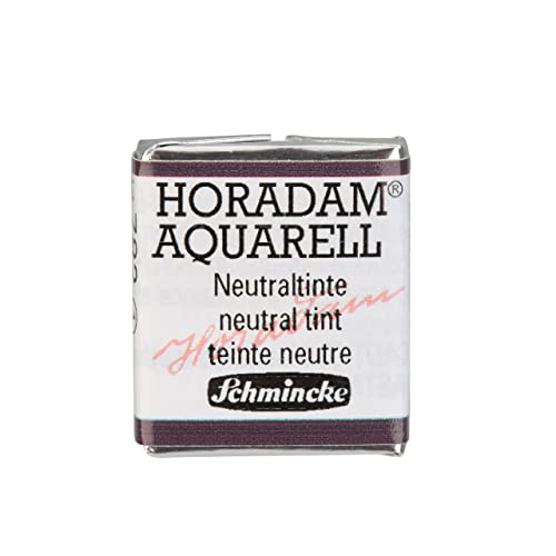 Schmincke – HORADAM® AQUARELL - feinste Künstler-Aquarellfarben, 782 Neutraltinte, 14 782 044, 1/2 Näpfchen von Schmincke