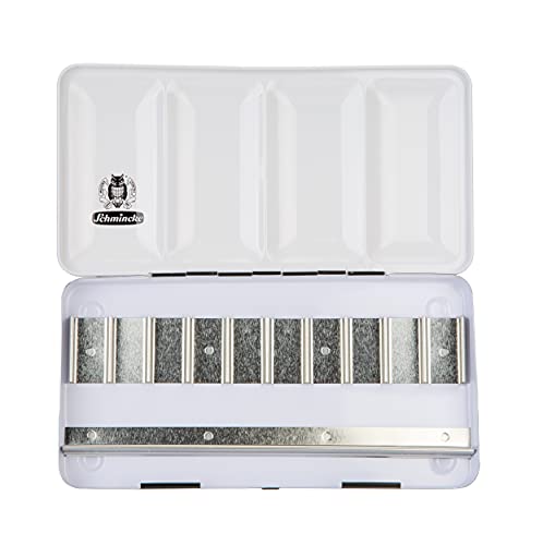 Schmincke – HORADAM AQUARELL Leerkasten für 10 x 15 ml Tuben, 74 910 097, schwarzer Metallkasten mit Mischpalette, zur individuellen Bestückung mit 10 HORADAM Tubenfarben Schmincke – HORADAM AQUARELL Leerkasten für 10 x 15 ml Tuben, 74 910 097, schwarzer Metallkasten mit Mischpalette, zur individuellen Bestückung mit 10 HORADAM Tubenfarben von Schmincke