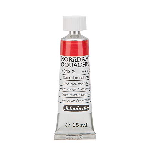 Schmincke Horadam Aquarell-Farben 15ml Kadmiumrotton Gouache 12 342 006 von Schmincke