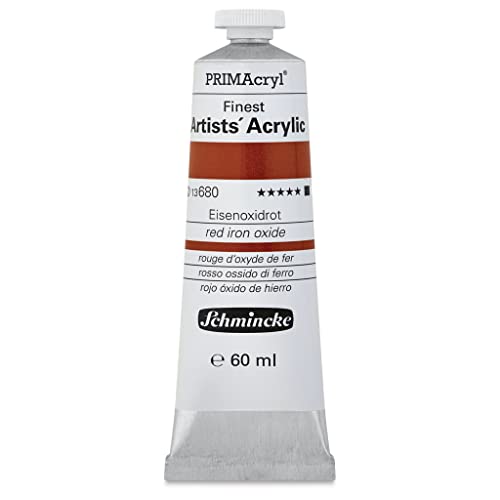 Schmincke – PRIMAcryl® - feinste Künstler-Acrylfarben, Eisenoxidrot - 60 ml von Schmincke