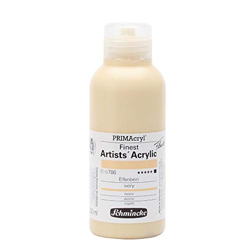 Schmincke – PRIMAcryl® - feinste Künstler-Acrylfarben, Elfenbein - 250 ml von Schmincke