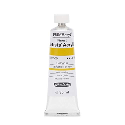 Schmincke – PRIMAcryl® - feinste Künstler-Acrylfarben, Gelbgrün - 35 ml von Schmincke