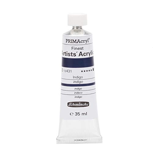 Schmincke – PRIMAcryl® - feinste Künstler-Acrylfarben, Indigo - 35 ml von Schmincke