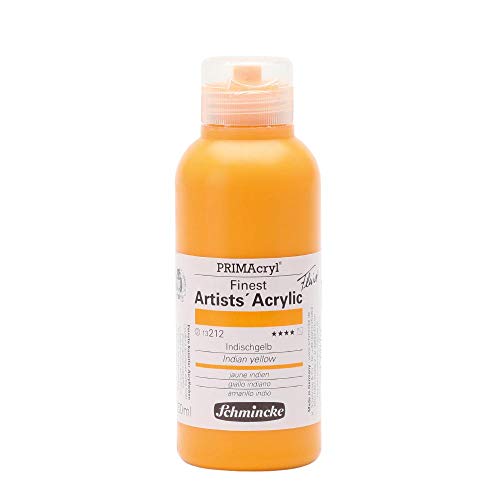 Schmincke – PRIMAcryl® - feinste Künstler-Acrylfarben, Indischgelb - 250 ml von Schmincke