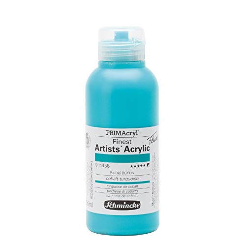 Schmincke – PRIMAcryl® - feinste Künstler-Acrylfarben, Kobalttürkis - 250 ml von Schmincke