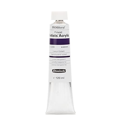 Schmincke – PRIMAcryl® - feinste Künstler-Acrylfarben, Lasur-Violett - 120 ml von Schmincke