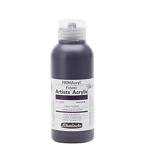 Schmincke – PRIMAcryl® - feinste Künstler-Acrylfarben, Lasur-Violett - 250 ml von Schmincke