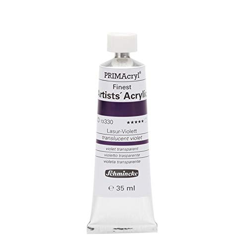 Schmincke – PRIMAcryl® - feinste Künstler-Acrylfarben, Lasur-Violett - 35 ml von Schmincke