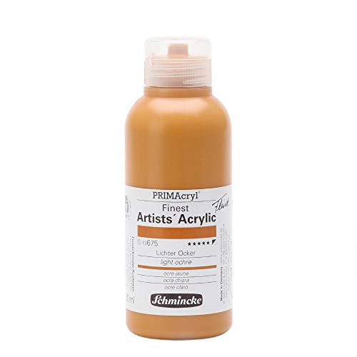 Schmincke – PRIMAcryl® - feinste Künstler-Acrylfarben, Lichter Ocker - 250 ml von Schmincke