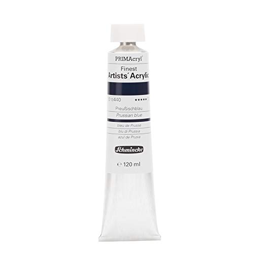 Schmincke – PRIMAcryl® - feinste Künstler-Acrylfarben, Preußischblau - 120 ml von Schmincke