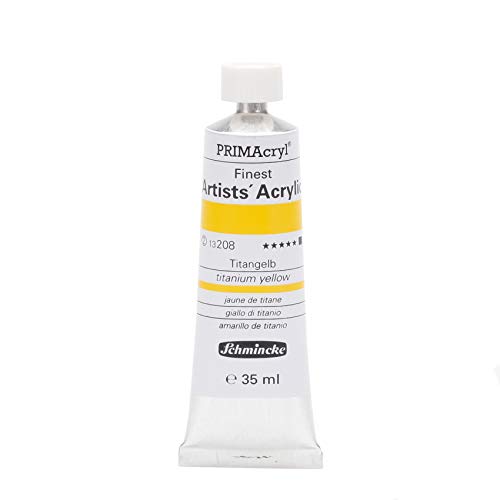 Schmincke – PRIMAcryl® - feinste Künstler-Acrylfarben, Titangelb - 35 ml von Schmincke