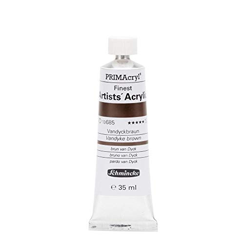 Schmincke – PRIMAcryl® - feinste Künstler-Acrylfarben, Vandyckbraun - 35 ml von Schmincke