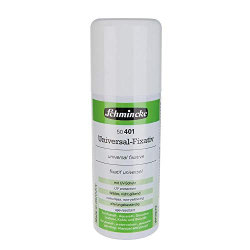 Universal-Fixativ AEROSPRAY - 150 ml, Schlussfixativ für Kohle, Bleistift, Pastell, Aquarell, Gouache, schnell trocknend, hohe Fixierwirkung Universal-Fixativ AEROSPRAY - 150 ml, Schlussfixativ für Kohle, Bleistift, Pastell, Aquarell, Gouache, schnell trocknend, hohe Fixierwirkung von Schmincke
